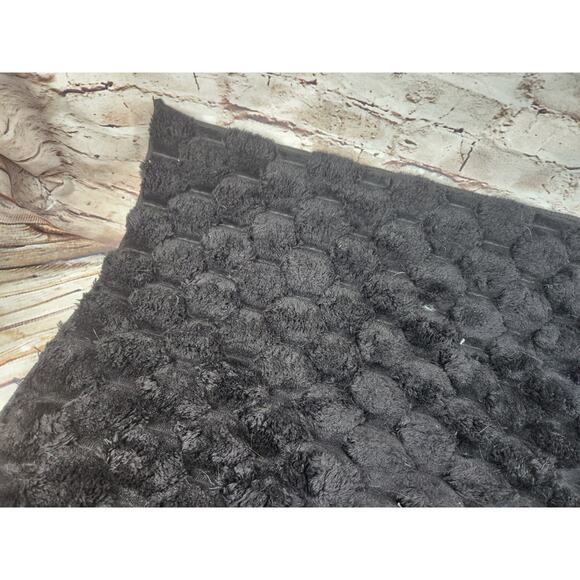 Soft Bathroom Rug Black NEW 31x20 - Picture 2 of 3